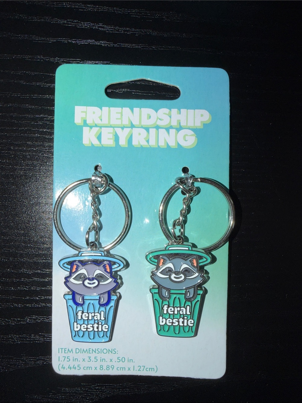 Raccoon Bestie Keyring Set